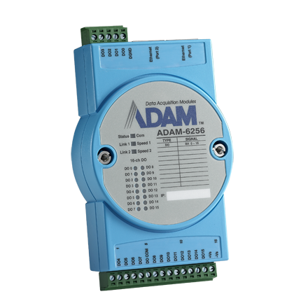 Advantech 16-ch Isolated Digital Output Modbus TCP Module - CoastIPC