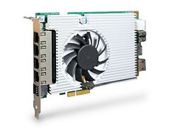 PCIe-NX154PoE: NVIDIA Jetson Orin NX 100 TOPS Intelligent Frame Grabber Card with 4x PoE+ Ports