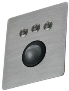 PM-TB iKey Panel Mount Trackball with Stainless Steel Bezel