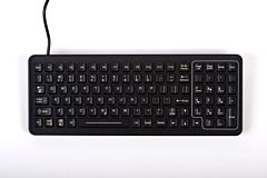 Slim, Rugged Keyboard Offers Eight Levels of Backlighting