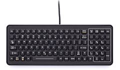 Backlit Mobile Industrial Keyboard with QuickLock