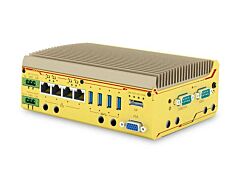 Neousys AMD Ryzen V1000 Ultra-compact In-vehicle Controller with PoE+, DIO and Isolated CAN bus