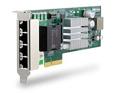PCIe-PoE334LP: Low-Profile 4-Port Server-Grade Gigabit PoE+ Card with 1 kV Surge Protection