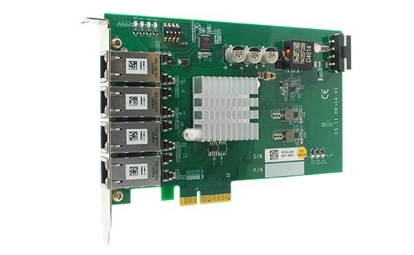 PCIe-PoE354at: 4-Port Server-grade Gigabit 802.3at PoE+ Frame