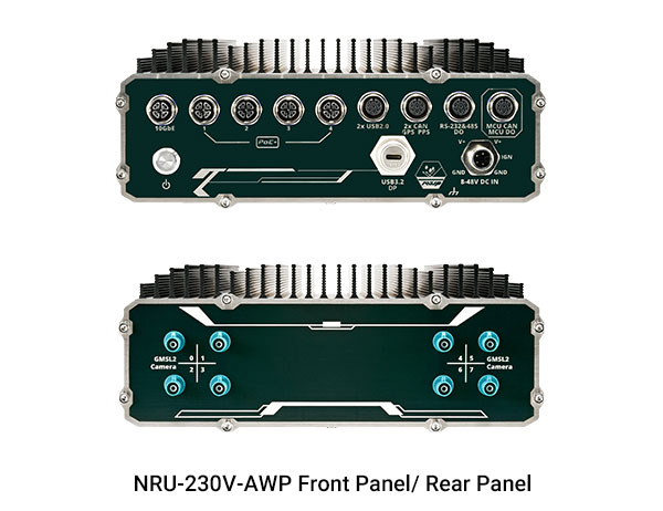 NRU-230V-240S-AWP: IP66 Waterproof AGX Orin Computer with 8x GMSL2, 4x ...