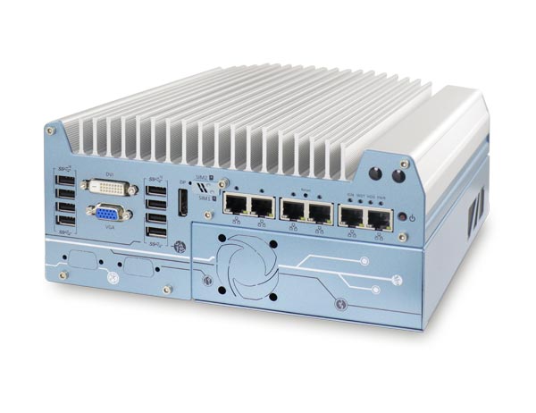 Nuvo-7000DE Neousys Intel 8th-Gen Core i Fanless Controller with 6x GbE  Ports and (2) PCIe Slots