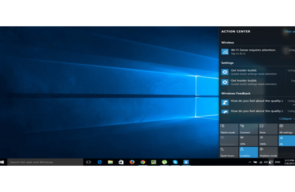 Getting Started in Windows 10
