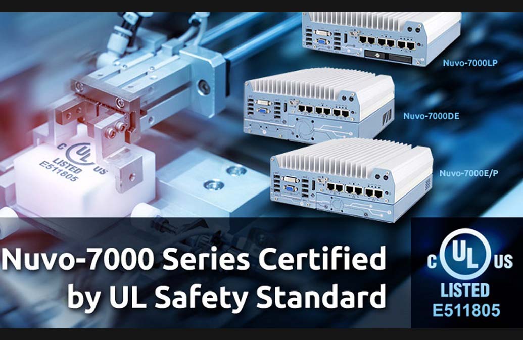 Neousys Nuvo-7000 Embedded Computers Certified by UL 