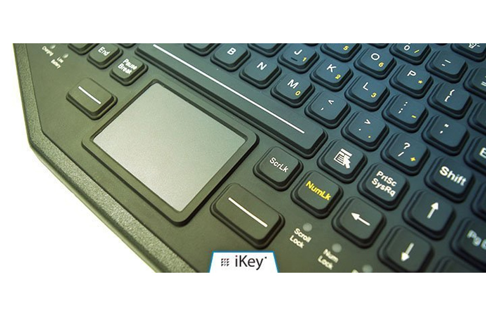 New iKey BT-870-TP Keyboard: Wireless & Wired In One!