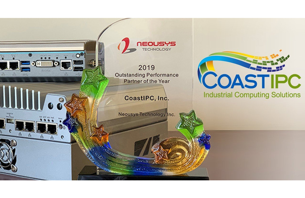 CoastIPC Honored as 2019 Outstanding Partner of the Year by Neousys Technology